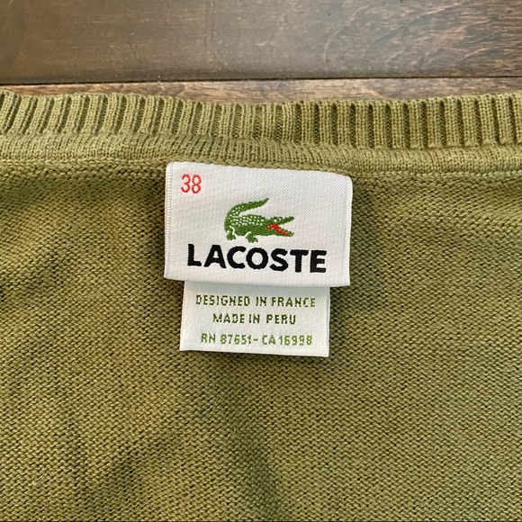 Lacoste Cotton Sweater - Picture 3 of 4